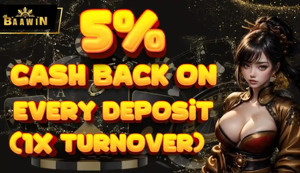 CASH BACK ON A EVERY DEPOSIT